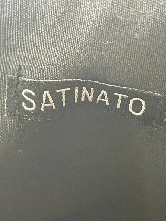 SATINATO Hobo Bag Women’s Brown Multi Fringe Woven Suede Festival - Picture 9 of 12